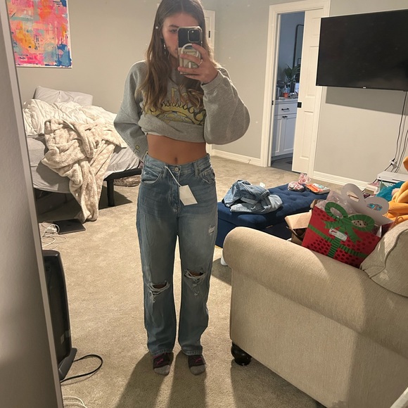 KanCan baggy ripped jeans NWT - Picture 7 of 8